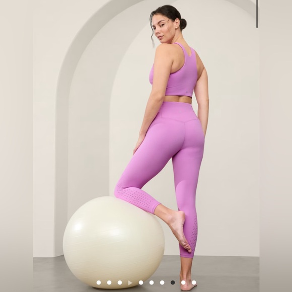Athleta ELATION ULTRA HIGH RISE LASERCUT 7/8 LEGGING size M - Picture 6 of 12